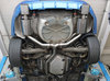 Fox Edelstahl Duplex Sportauspuff Opel Vectra C OPC je 142x78mm trapezförmig eingerollt gerade