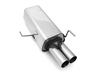 Fox Edelstahl Racing-Komplettanlage ab Kat Audi 80 B4 Limousine/Avant 2.0-2.8l 2x70mm rund scharf gerade