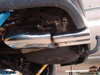Fox Edelstahl Racing-Komplettanlage ab Kat Ford Galaxy 1 2.8l V6 Typ WGR ab 00 2x80mm rund eingerollt gerade mit Absorber