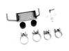 FOX Edelstahl Duplex Racing-Komplettanlage ab Kat. Honda Accord 7 CL9 Bj. 03-08 je 100mm rund eingerollt abgeschrägt mit Absorber