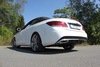Fox Edelstahl Duplex Racing-Komplettanlage ab Kat Mercedes E-Klasse Cabrio A207 Facelift W212 ab 2013 4-Zylinder