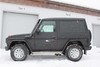 Fox Edelstahl Racing-Komplettanlage ab Kat Mercedes G-Klasse W463 G500 mit Trittbrett 2x115x85mm oval eingerollt nach links abgeschrägt