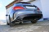 FOX Edelstahl Duplex Racing-Komplettanlage ab Kat Mercedes CLA C117/X117 mit AMG Heckschürze