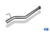 FOX Edelstahl Duplex Racing-Komplettanlage ab Kat Mercedes CLK W208 - C208 Coupe/A208 Cabrio je 2x76mm rund eingerollt