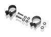 Fox Edelstahl Racing-Komplettanlage ab Kat Mini One u. Cooper R50 1x80mm rund eingerollt gerade mit Absorber
