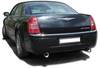 Fox Edelstahl Duplex Racing-Sportauspuffanlage ab Kat Chrysler 300 C 3.5l inkl. AWD Limousine/Kombi ab 04 je 100mm rund eingerollt abgeschrägt mit Absorber