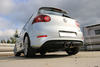 Fox Edelstahl Racing-Komplettanlage ab Kat R32-Design VW Golf 5 GTI u. GTD 2x90mm rund eingerollt abgeschrägt