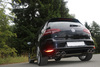 FOX Edelstahl Duplex Racing-Sportauspuffanlage ab Kat VW Golf 7 R je 2x115x85mm oval eingerollt abgeschrägt