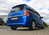 Fox Edelstahl Duplex Racing-Komplettanlage ab Kat Opel Zafira B OPC je 142x78mm trapezförmig