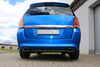 Fox Edelstahl Duplex Racing-Komplettanlage ab Kat Opel Zafira B OPC je 142x78mm trapezförmig