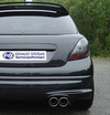 Fox Edelstahl Racing-Komplettanlage ab Kat Peugeot 207 RC 2x100mm rund eingerollt abgeschrägt