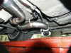 Fox Edelstahl Racing-Komplettanlage ab Kat. Sidepipe VW Golf 4 Variant 130x50mm flachoval scharf abgeschrägt