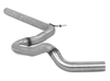 Fox Edelstahl Racing-Komplettanlage ab Kat VW Golf 7 1.2l 1.4l TSI 1.6l TDI 2x80mm rund doppelwandig