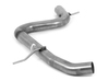 Fox Edelstahl Duplex Racing-Komplettanlage ab Kat VW Scirocco 3 2.0l mit R-Heck je 115x85mm oval eingerollt abgeschrägt ohne Absorber