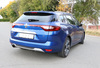 FOX Edelstahl Racing-Komplettanlage ab Kat Renault Megane 4 Grandtour 1.6 GT TCe 205 EDC 140x90mm oval eingerollt abgeschrägt