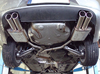 Fox Edelstahl Duplex Sportauspuff Seat Exeo Limo u. ST 2x76mm rund eingerollt abgeschrägt ohne Absorber