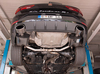 FOX Edelstahl Duplex Sportauspuffanlage ab OPF Seat Leon ST 5F Cupra 300 4Drive Mod. mit OPF je 160x90mm oval eingerollt seitlich abgeschrägt