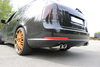 FOX Edelstahl Duplex Sportauspuff Skoda Octavia RS 1Z je 2x76mm rund doppelwandig abgeschrägt