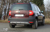 Fox Edelstahl Sportauspuff Skoda Yeti Frontantrieb 2x80mm rund eingerollt