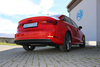 Fox Edelstahl Sportauspuff Audi A3 8V 1.8 TFSI Limousine S-Line 2x80mm rund eingerollt abgeschrägt