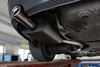 Fox Edelstahl Sportauspuff Audi A4 B6 Typ 8E Limousine/Avant 1.6l u. 2.0l 1x80mm rund eingerollt gerade mit Absorber