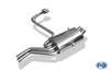 Fox Edelstahl Duplex Sportauspuff BMW 3er E46 320i 325i 330i Limousine/Touring/Coupe/Cabrio 2x76mm rund scharf gerade