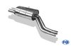 Fox Edelstahl Sportauspuff BMW 3er E46 320i 325i 330i Limousine/Touring/Coupe/Cabrio 2x76mm rund scharf gerade