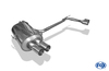 Fox Edelstahl Duplex Sportauspuff BMW 3er E46 320i 325i 330i Limousine/Touring/Coupe/Cabrio 2x76mm rund scharf gerade