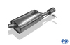 Fox Edelstahl Sportauspuff Dacia Duster Frontantrieb 1x90mm rund eingerollt gerade