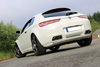 FOX Edelstahl Duplex Sportauspuff Alfa Romeo Brera je 2x106x71mm oval eingerollt seitlich abgeschrägt