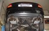 Fox Edelstahl Duplex Sportauspuff Audi A4 B7 Typ 8E, 8H Cabrio, Limousine u. Avant 1x90mm rund eingerollt abgeschrägt mit Absorber