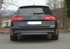 Fox Edelstahl Duplex Sportauspuff Audi A6 4G Typ C7 3.0 TFSI je 2x90mm rund eingerollt abgeschrägt