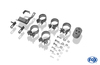 Fox Edelstahl Duplex Sportauspuff BMW 3er E46 320i 325i 330i Limousine/Touring/Coupe/Cabrio 2x76mm rund scharf gerade
