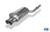 Fox Edelstahl Sportauspuff BMW 3er E46 320d Limousine/Touring/Coupe/Cabrio 2x76mm rund scharf gerade