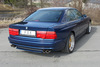 FOX Edelstahl Sportauspuff BMW 8er E31 850i 850Ci 220kW je 2x90mm rund doppelwandig abgeschrägt