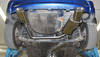 Fox Edelstahl Duplex Sportauspuff Hyundai Accent 3 Typ MC Bj.06-10 135x80mm flachoval eingerollt abgeschrägt mit Absorber