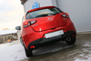 FOX Edelstahl Sportauspuff Mazda 2 Typ DJ ab 2014 100mm rund eingerollt