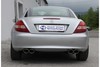 Fox Edelstahl Duplex Sportauspuff Mercedes SLK R171 3.0l 3.5l 2x115x85mm oval eingerollt abgeschrägt