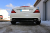 Fox Edelstahl Duplex Sportauspuff Mercedes SLK u. SLC R172 AMG Line je 2x76mm rund eingerollt abgeschrägt