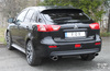 Fox Edelstahl Duplex Sportauspuff Mitsubishi Lancer 8 CYO 1.8l Diesel Stufenheck u. Sportback ab 2012 je 115x85mm oval eingerollt abgeschrägt