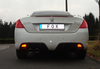 Fox Edelstahl Sportauspuff Peugeot 308 CC 2x 106x71mm oval eingerollt abgeschrägt