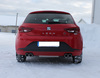 Fox Edelstahl Duplex Sportauspuff Seat Leon 5F 1.2l 1.4l + 1.6-2.0l TDI ab 2012 (Mod. mit Starrachse) je 2x80mm rund eingerollt abgeschrägt
