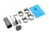 Fox Edelstahl Duplex Sportauspuff VW Passat 3C inkl. CC 2.0 TDI 2x90mm rund eingerollt gerade mit Absorber