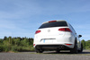 Fox Edelstahl Duplex Sportauspuff VW Golf 7 2.0l TDI 4Motion je 2x80mm rund doppelwandig abgeschrägt