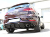 Fox Edelstahl Duplex Sportauspuff-Komplettanlage ab Kat VW Golf 7 Facelift ab Bj.2017 in GTI-Optik je 114mm rund doppelwandig abgeschrägt
