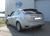 Fox Edelstahl Sportauspuff (63,5mm-System) Ford Focus 2 Fließheck Facelift Bj.08-10 1x90mm rund doppelwandig gerade