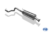 Fox Edelstahl Komplettanlage ab Kat Ford Ranger 2011-2016 76mm Diesel-Optik nach unten gebogen