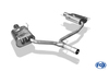 FOX Edelstahl Duplex Sportauspuff Honda Accord 7 CL9 Bj. 03-08 je 100mm rund eingerollt abgeschrägt mit Absorber