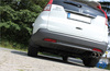 Fox Edelstahl Sportauspuff Honda CR-V 4 ab 2012 2x90mm rund doppelwandig abgeschrägt
