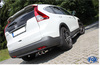Fox Edelstahl Sportauspuff Honda CR-V 4 ab 2012 2x90mm rund doppelwandig abgeschrägt